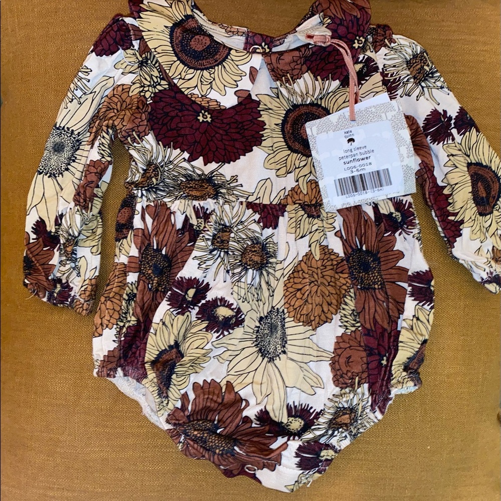 BNWT Kate Quinn sunflower Peter Pan bubble